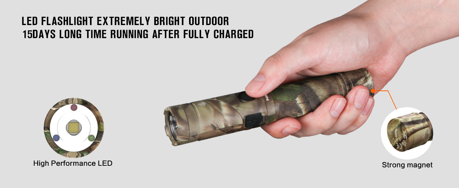 B70max RGB Twist flashlight – Nicron Store