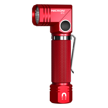 NICRON B74  Mini rechargeable EDC Twist Flashlight