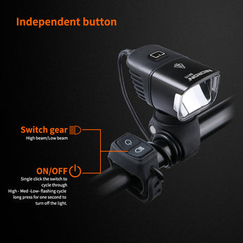 NICRON BK10  Rechargeable Cut-off Line Facula Bicycle Light